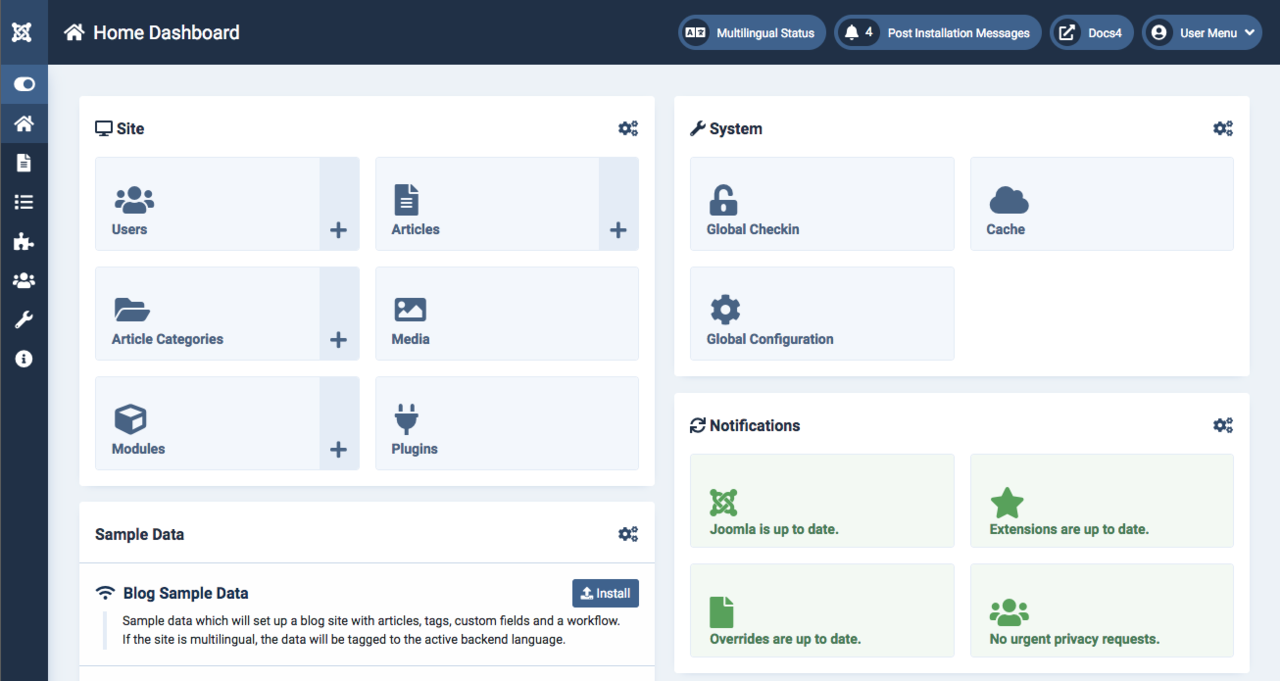 Joomla Database